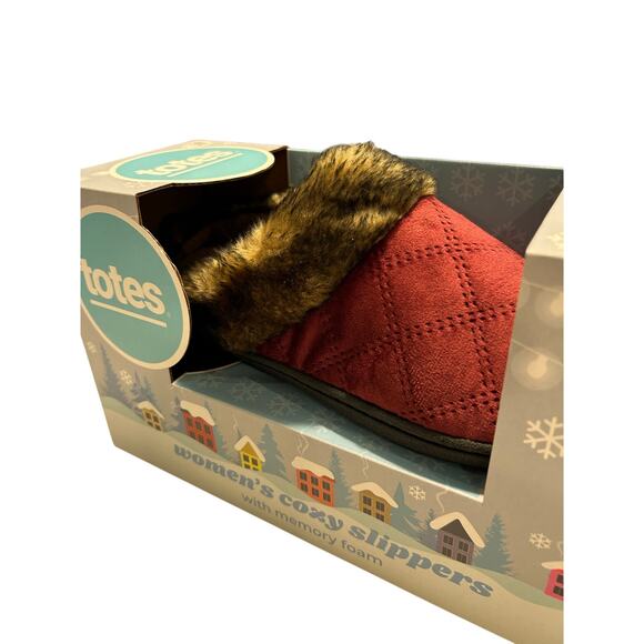 otes Hood Back Slide Memory Foam Slippers - Women's Size 8-9 - Picture 5 of 5